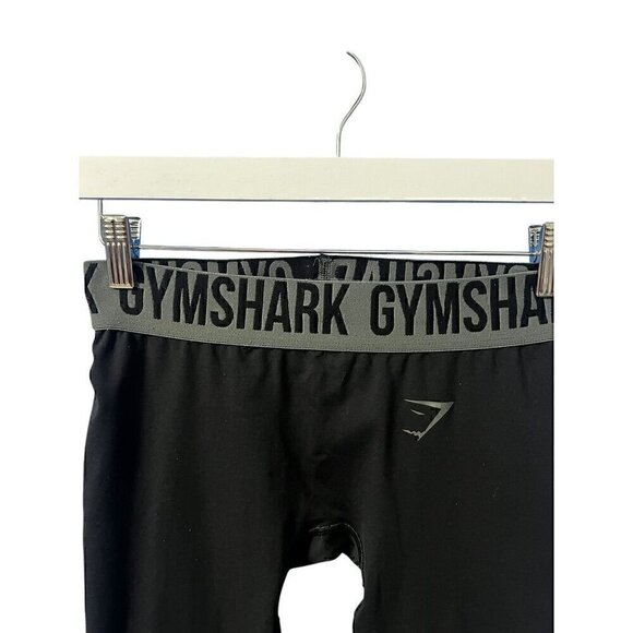 Gymshark Womens Seamless Low-Rise Black Leggings, Elasticated waistband, SM - Picture 5 of 8